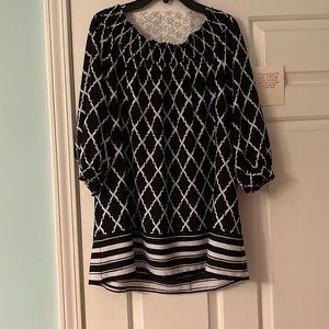 Chico’s Off the Shoulder Tunic Blouse